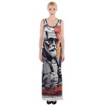 ai generator t hirt design Thigh Split Maxi Dress