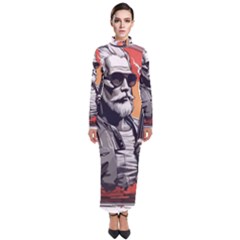 Turtleneck Maxi Dress 