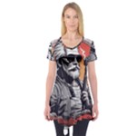 ai generator t hirt design Short Sleeve Tunic 