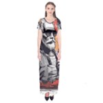 ai generator t hirt design Short Sleeve Maxi Dress