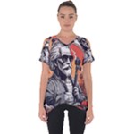 ai generator t hirt design Cut Out Side Drop T-Shirt