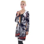 ai generator t hirt design Hooded Pocket Cardigan