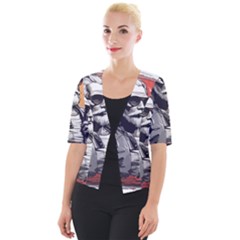 Cropped Button Cardigan 
