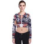 ai generator t hirt design Long Sleeve Zip Up Bomber Jacket