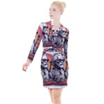 ai generator t hirt design Button Long Sleeve Dress