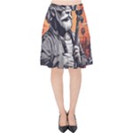 ai generator t hirt design Velvet High Waist Skirt