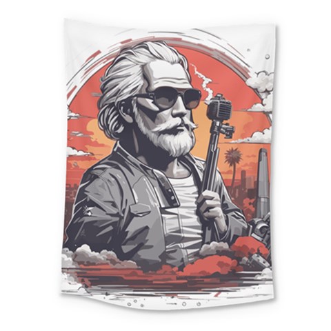 ai generator t hirt design Medium Tapestry from ArtsNow.com