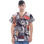 ai generator t hirt design Men s V-Neck Scrub Top