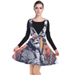 ai generator t hirt design Plunge Pinafore Dress