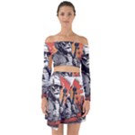 ai generator t hirt design Off Shoulder Top with Skirt Set