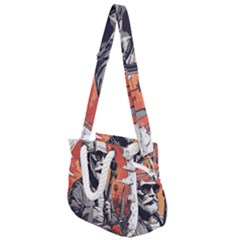 Rope Handles Shoulder Strap Bag 