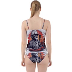 Cut Out Top Tankini Set 