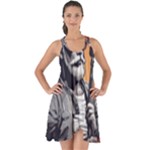 ai generator t hirt design Show Some Back Chiffon Dress