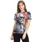 ai generator t hirt design Women s Short Sleeve Rash Guard