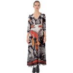 ai generator t hirt design Button Up Boho Maxi Dress