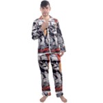 ai generator t hirt design Men s Long Sleeve Satin Pajamas Set
