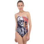 ai generator t hirt design Classic One Shoulder Swimsuit