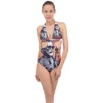 ai generator t hirt design Halter Front Plunge Swimsuit