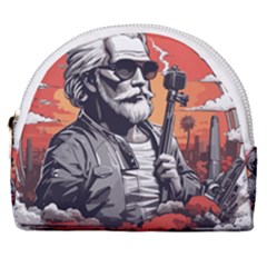 Horseshoe Style Canvas Pouch 