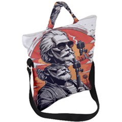 Fold Over Handle Tote Bag 