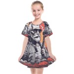 ai generator t hirt design Kids  Smock Dress
