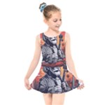 ai generator t hirt design Kids  Skater Dress Swimsuit