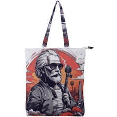 Double Zip Up Tote Bag 