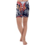 ai generator t hirt design Kids  Lightweight Velour Capri Yoga Leggings