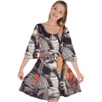 ai generator t hirt design Velour Kimono Dress