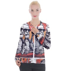 Casual Zip Up Jacket 