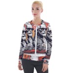 ai generator t hirt design Velvet Zip Up Jacket
