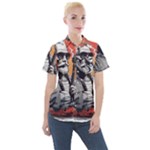 ai generator t hirt design Women s Short Sleeve Pocket Shirt