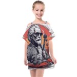 ai generator t hirt design Kids  One Piece Chiffon Dress