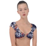 ai generator t hirt design Cap Sleeve Ring Bikini Top