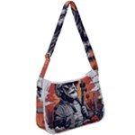 ai generator t hirt design Zip Up Shoulder Bag