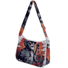 Zip Up Shoulder Bag 