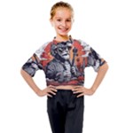 ai generator t hirt design Kids Mock Neck T-Shirt
