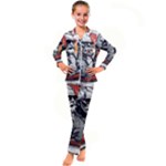 ai generator t hirt design Kids  Satin Long Sleeve Pajamas Set