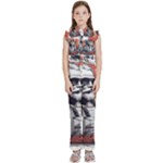 ai generator t hirt design Kids  Sleeveless Ruffle Edge Band Collar Chiffon One Piece