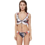 ai generator t hirt design Low Cut Ruffle Edge Bikini Set