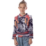 ai generator t hirt design Kids  Frill Detail T-Shirt