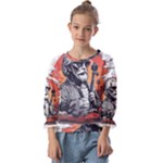 ai generator t hirt design Kids  Cuff Sleeve Top