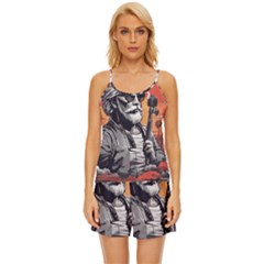 Satin Pajama Short Set 