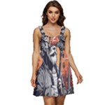 ai generator t hirt design Ruffle Strap Babydoll Chiffon Dress