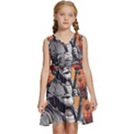 ai generator t hirt design Kids  Sleeveless Tiered Mini Dress