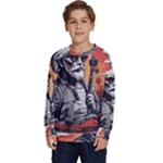 ai generator t hirt design Kids  Crewneck Sweatshirt