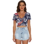 ai generator t hirt design V-Neck Crop Top
