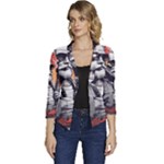 ai generator t hirt design Women s Casual 3/4 Sleeve Spring Jacket