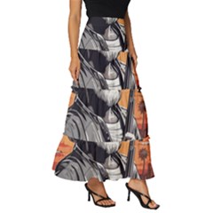 Tiered Ruffle Maxi Skirt 
