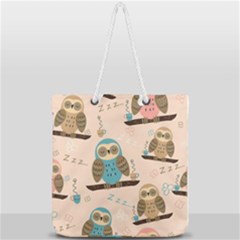 Full Print Rope Handle Tote (Large) 